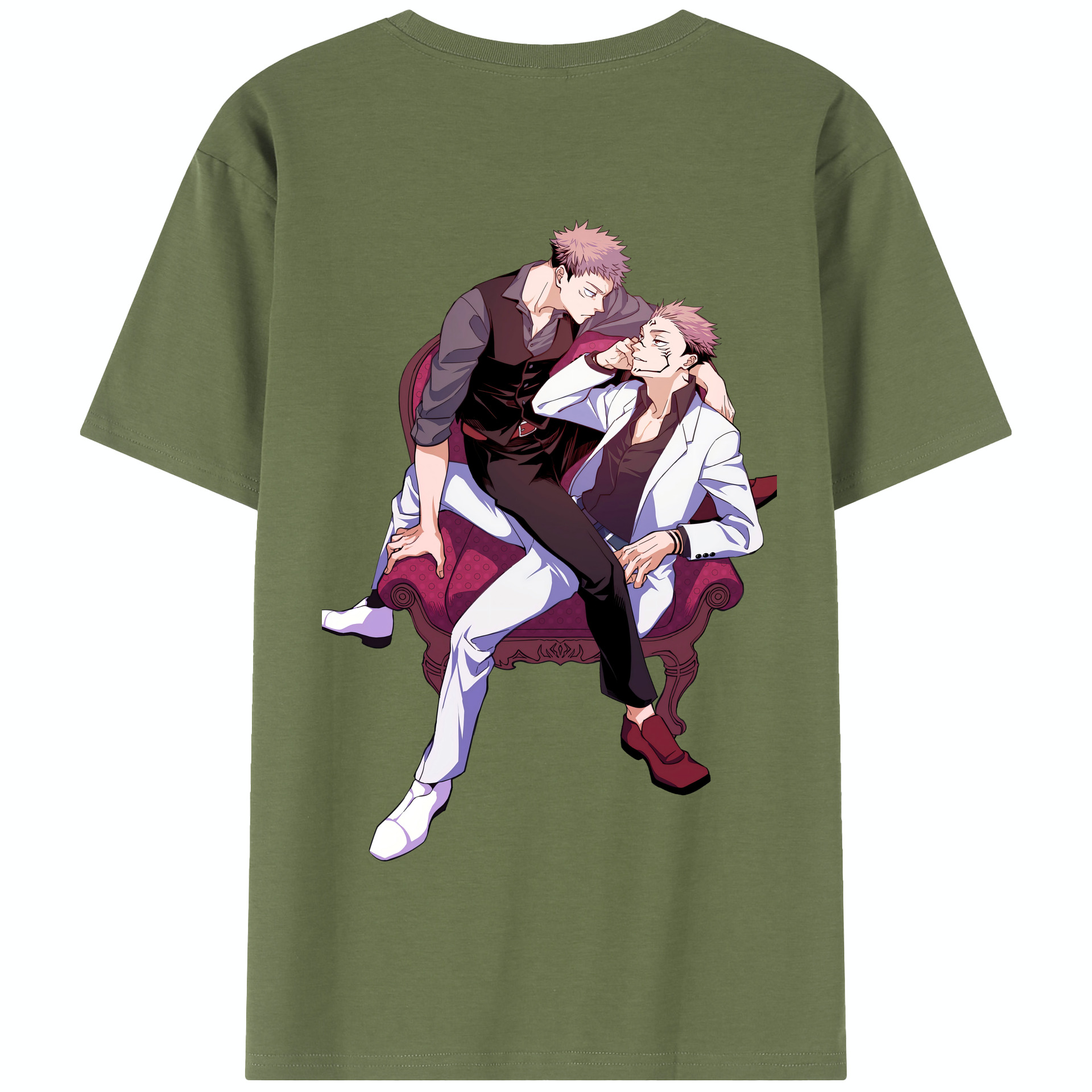 （画像用） 呪術廻戦 Jujutsu Kaisen 綿100％半袖Tシャツ（背面プリント）